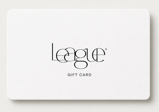 League gift card on a white background