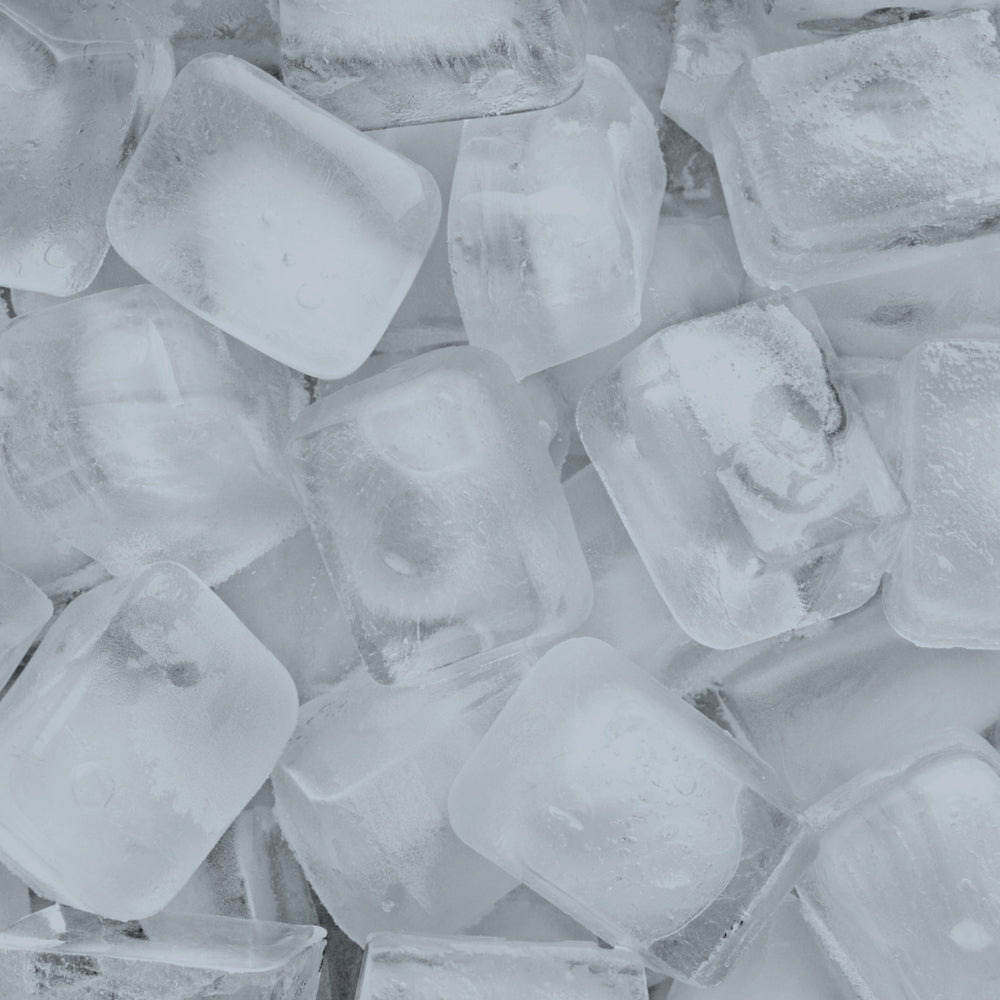 Close-up of stacked ice cubes