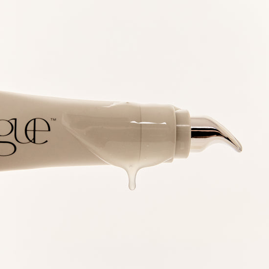 Video showing swatches of the viral League Beauty Plumping Lip Serum in shade Clear